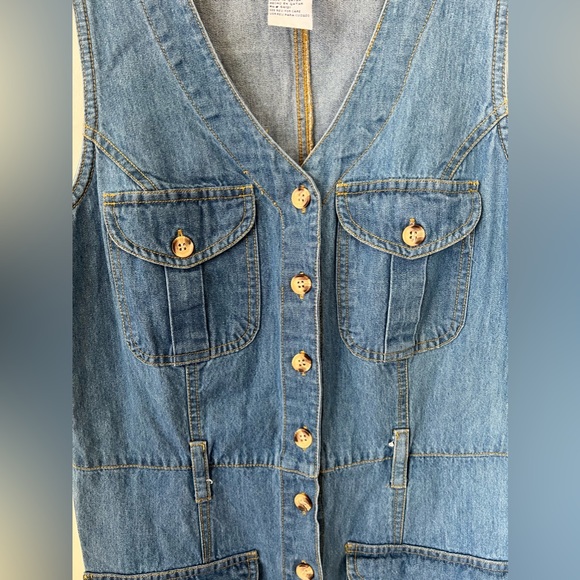 ** SOLD ** Vintage 90’s True Blue long jean dress - Picture 4 of 13